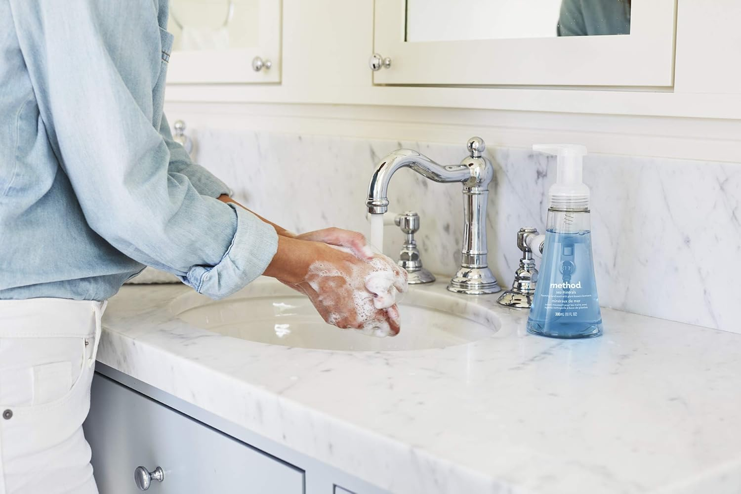 Method Foaming Hand Wash Refill Pouch, Sea Minerals, 28Oz, 3Pk image number 4