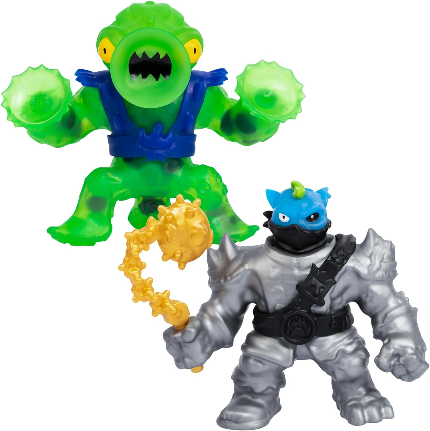 Heroes of Goo Jit Zu Cursed Goo Sea versus Pack Exclusive 2 Figure Pack Exclusive Pantaro with Color Change Face & Exclusive Squidor with Suction Attack image number 2