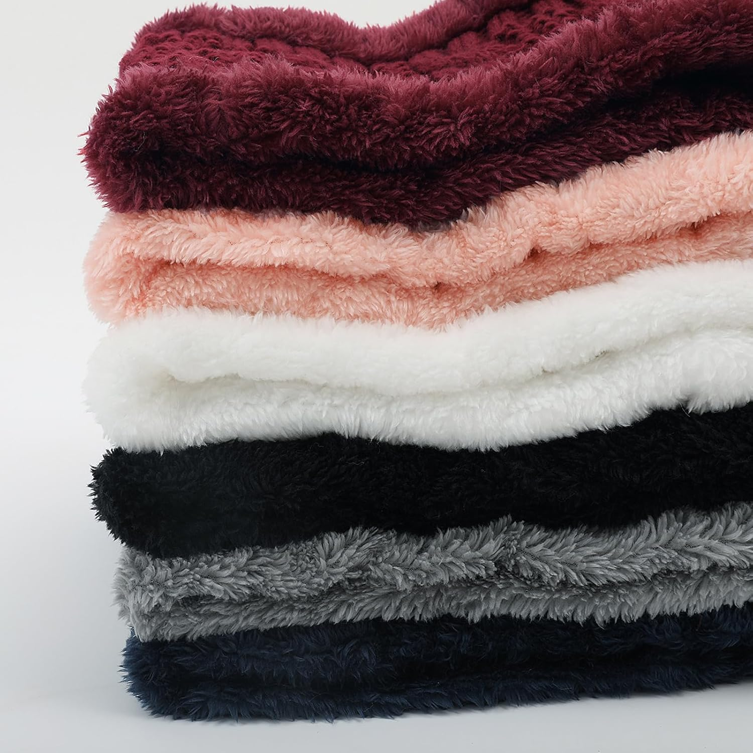 AWOCAN Women Winter Neck Warmer Scarf Warm Neck Gaiter Thick Windproof Scarf Ski Face Mask Scarves for Men image number 6