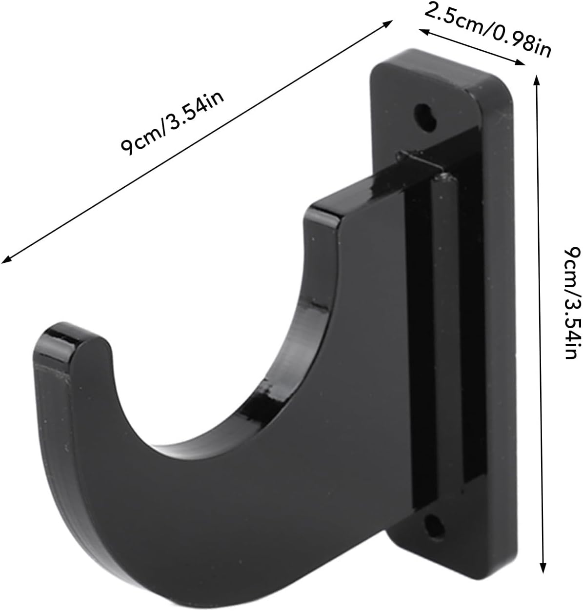 2 PCS Sword Holder Wall Mount, Adjustable Sword Hook, Strong Load Bearing Wall Mount Samurai Sword Hanger Display Holder, Sword Wall Mount Display Rack Stand image number 2