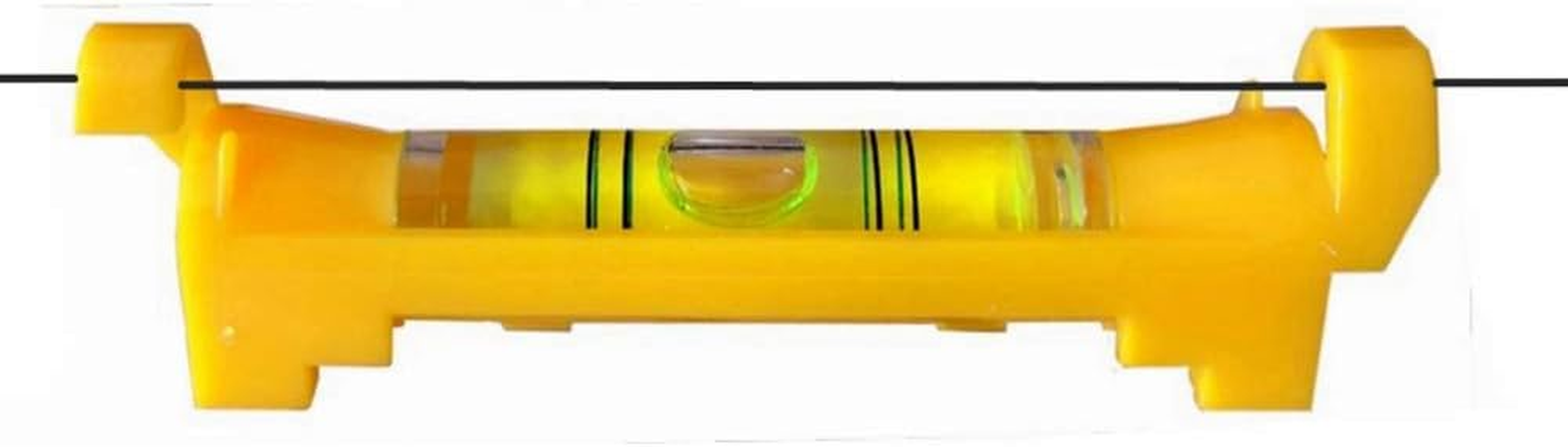 6X Hanging Bubble Line Level for Building Trades, Engineering, Surveying, Metalworking and Other Equipment Measure (Yellow - 6 Pack) - Yellow image number 6