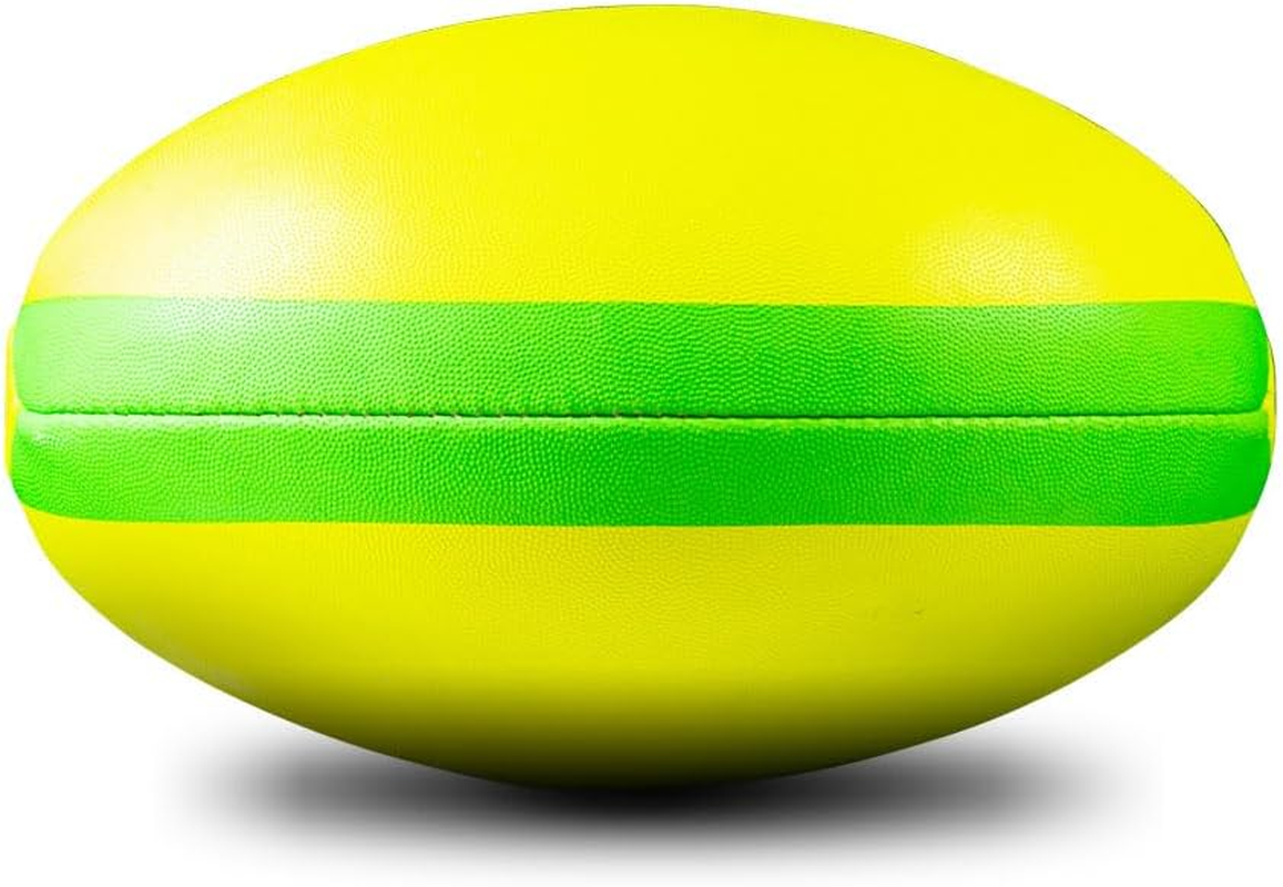Sherrin Precision Synthetic Football, Fluro Yellow, Size 4 image number 4