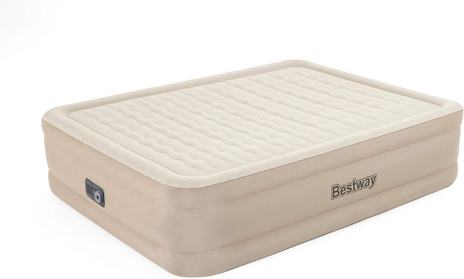 Bestway Fortech Queen Airbed with Built-In AC Pump, Brown image number 4
