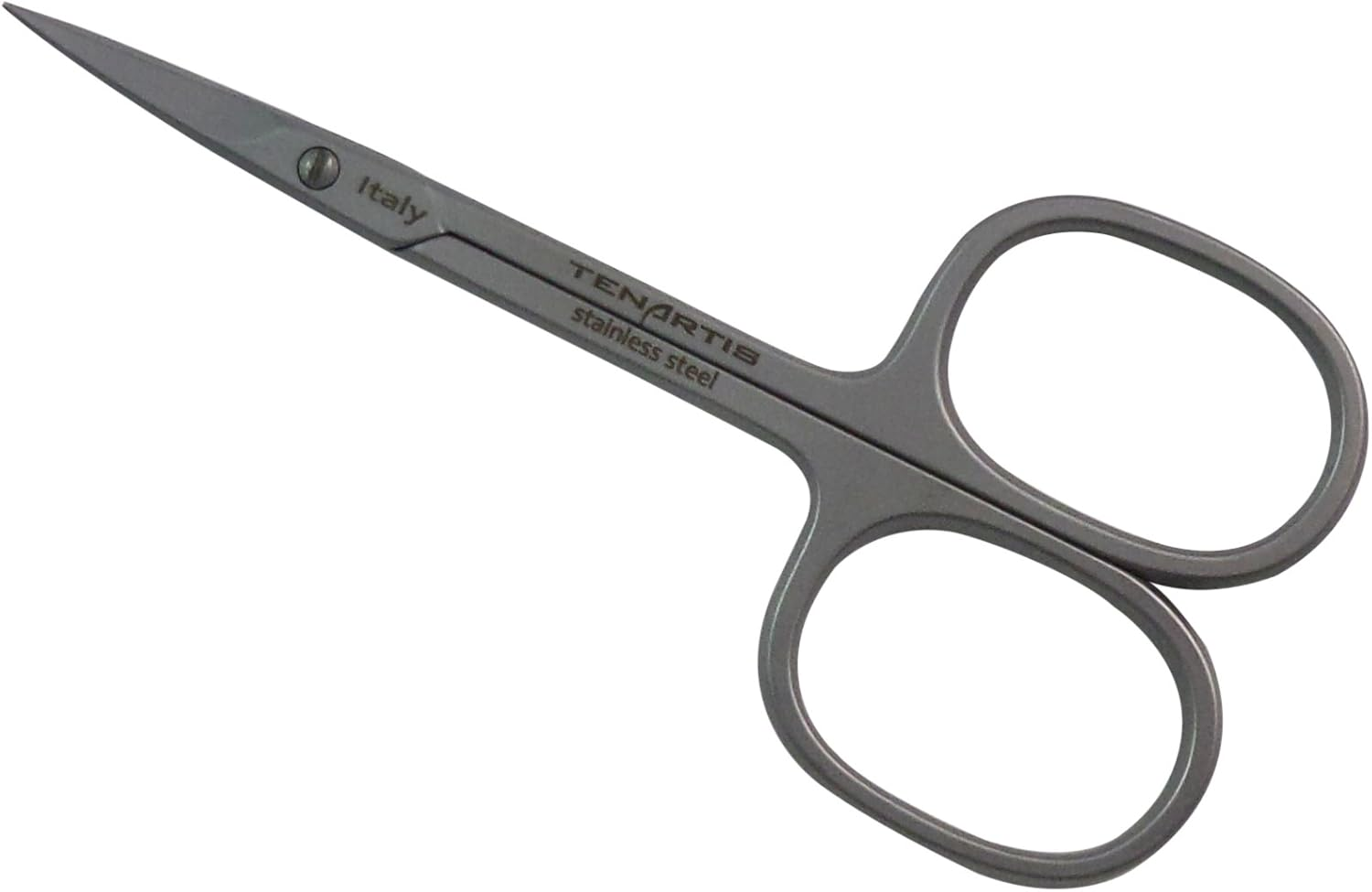 8-Piece Manicure and Pedicure Case Made of Genuine Leather with Zip, Rust-Proof, Tenartis Made in Italy (Black)