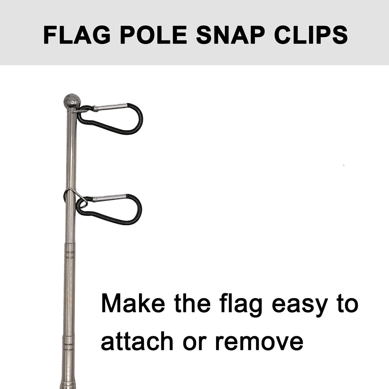 National Flag Countries Flags with Handheld Flagpole Telescopic Stainless Steel Pole with Snap Clips (Australia, with 1.6M Pole)