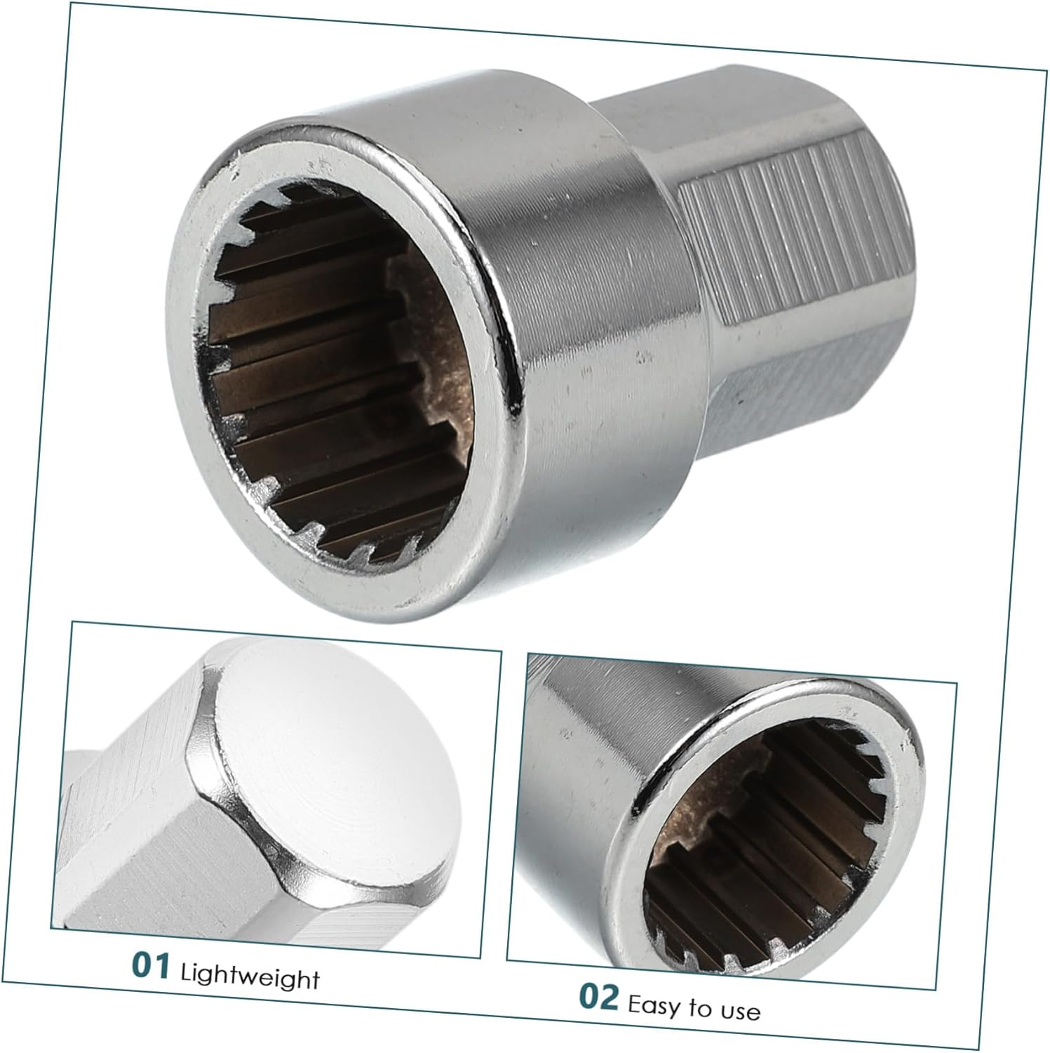 Beatifufu Robust Vehicle Repair Tool Camshaft Socket for Engine Maintenance Automotive Camshaft Removal image number 3