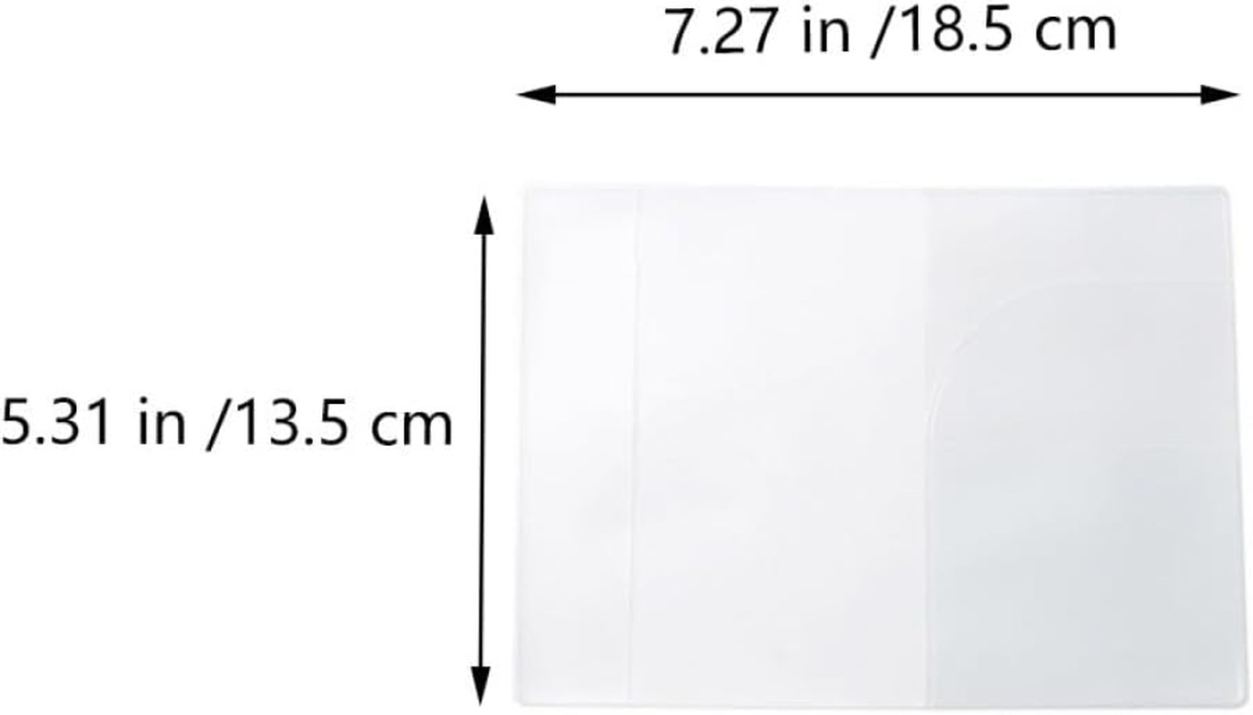 Totority 20Pcs Matte Passport Covers with Card Slots Travel Document Holders Thickened Passport Protectors for Travel Essentials and Id Organizer image number 3