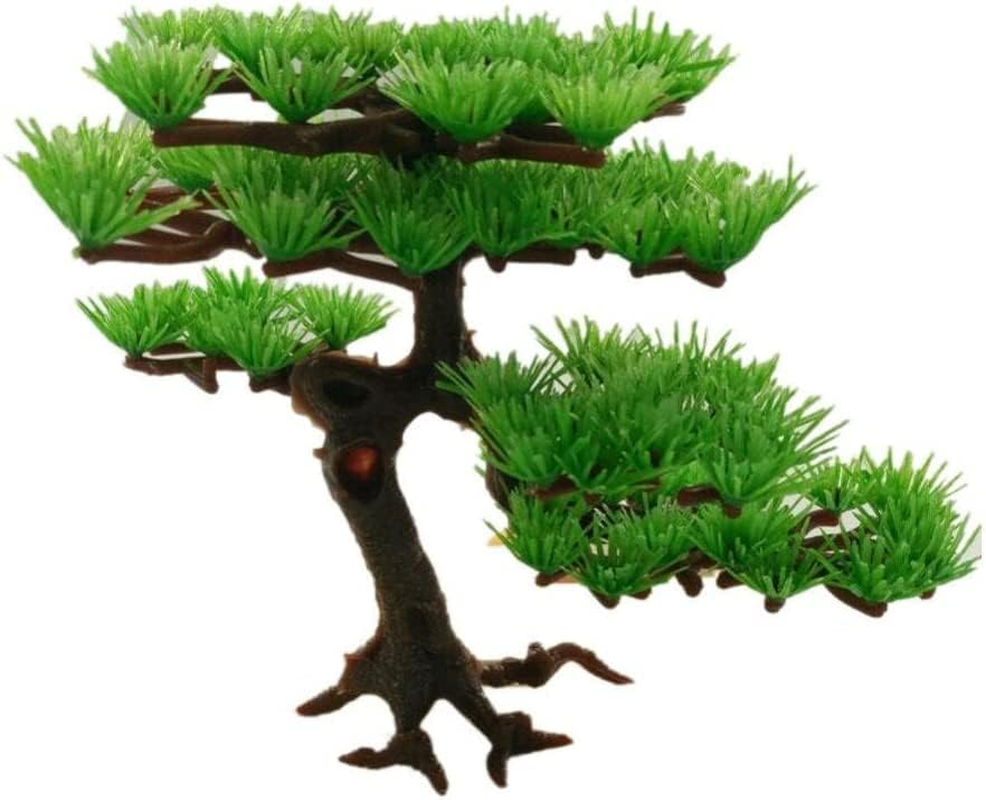 Fish Tank Decoration Accessories,Aquarium Ornament,Habitat Statue, Aquatic Pet Supplies Artificial Aquarium Fish Tank Rockery Accessories Bonsai Ornament (Color : #1) image number 6