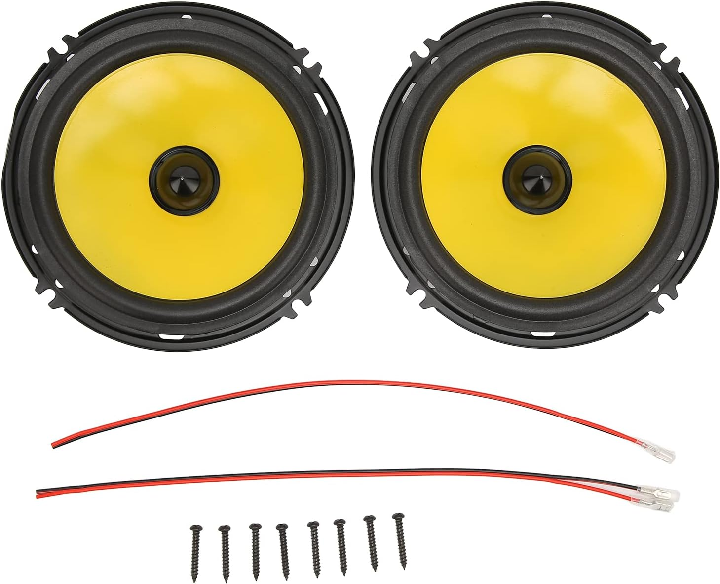 Premium Sound Quality Car Speakers, 600W High Power, Reduced Distortion 6 Inch Coaxial Stereo Speaker System with Design image number 4