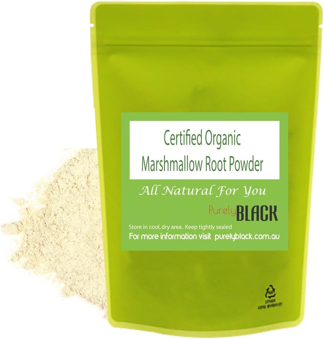 Organic Marshmallow Root Powder. Marsh Mallow Root Dried Herbs Tea 50G