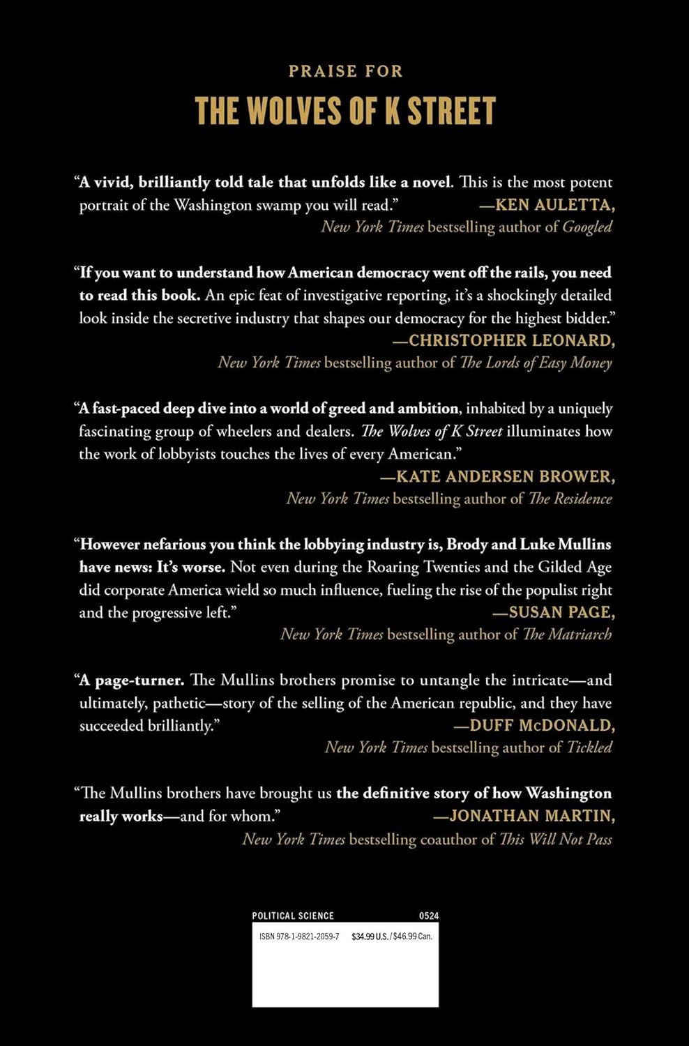 The Wolves of K Street: the Secret History of How Big Money Took over Big Government image number 2