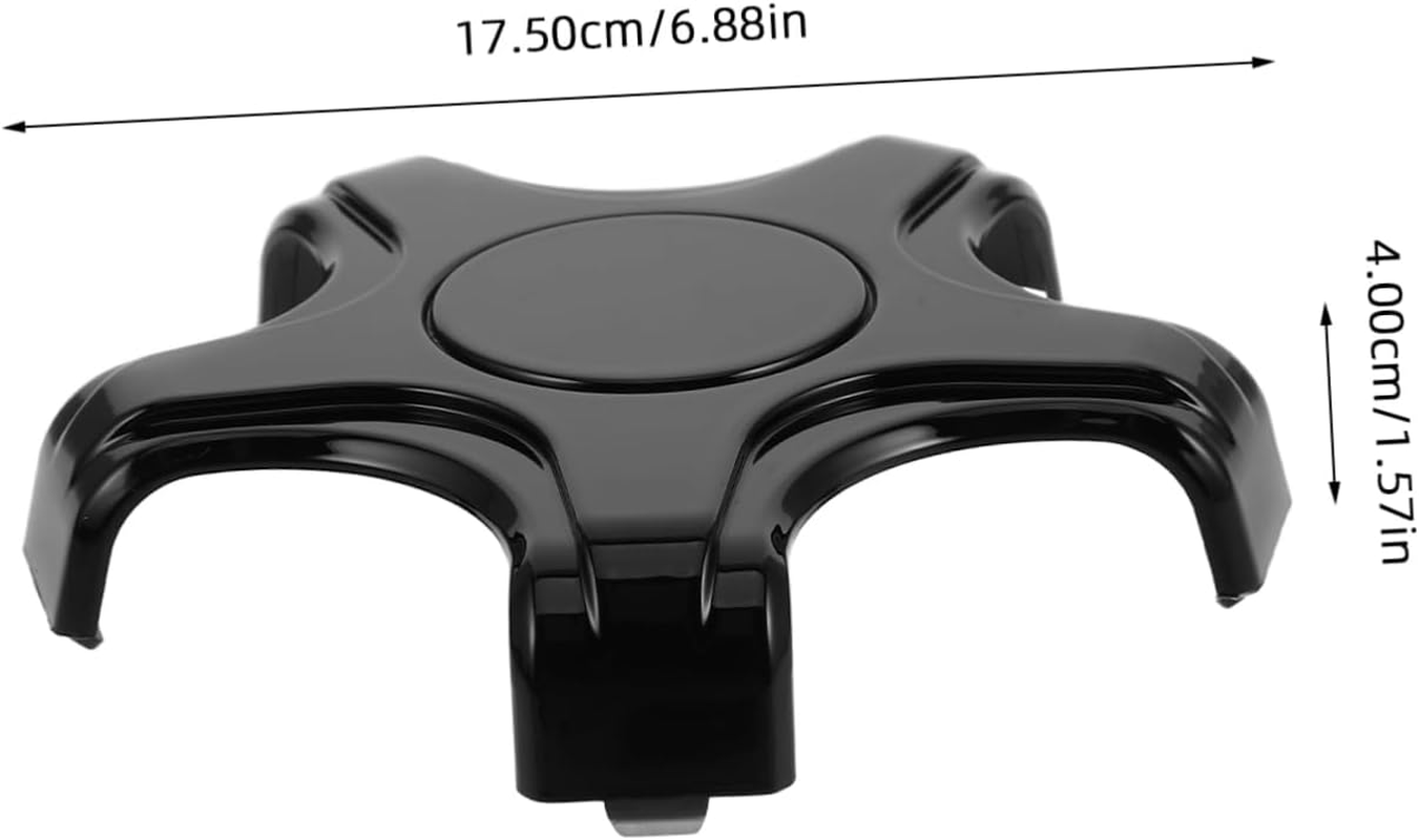 LALADEFIEE 4Pcs Auto Wheel Center Cap Wheel Rim Cap Covers Polished Finish Easy Fit image number 6