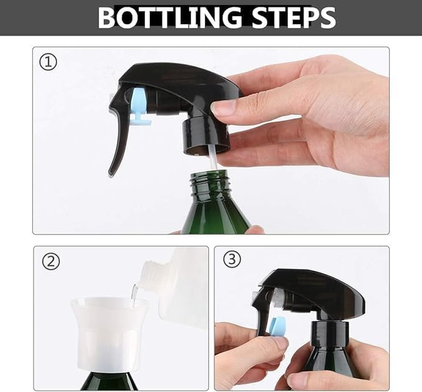 2PCS Plant Spray Bottles, Garden Spray 300Ml / 10Oz Water Spray Bottle for Garden Cleaning Solution, Top Pump Trigger Water, Clear Green