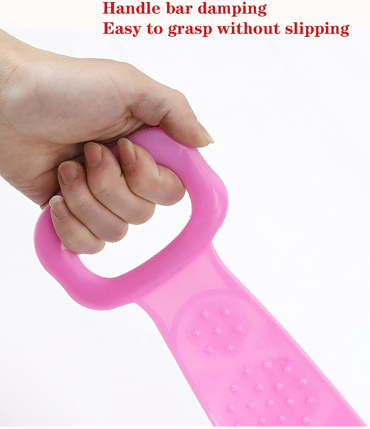 Silicone Bath Brush Exfoliating Long Silicone Body Back Frosted Brush Easy to Clean Silicone Double Back Scrub(Size:30Pcs,Color:Green) image number 1