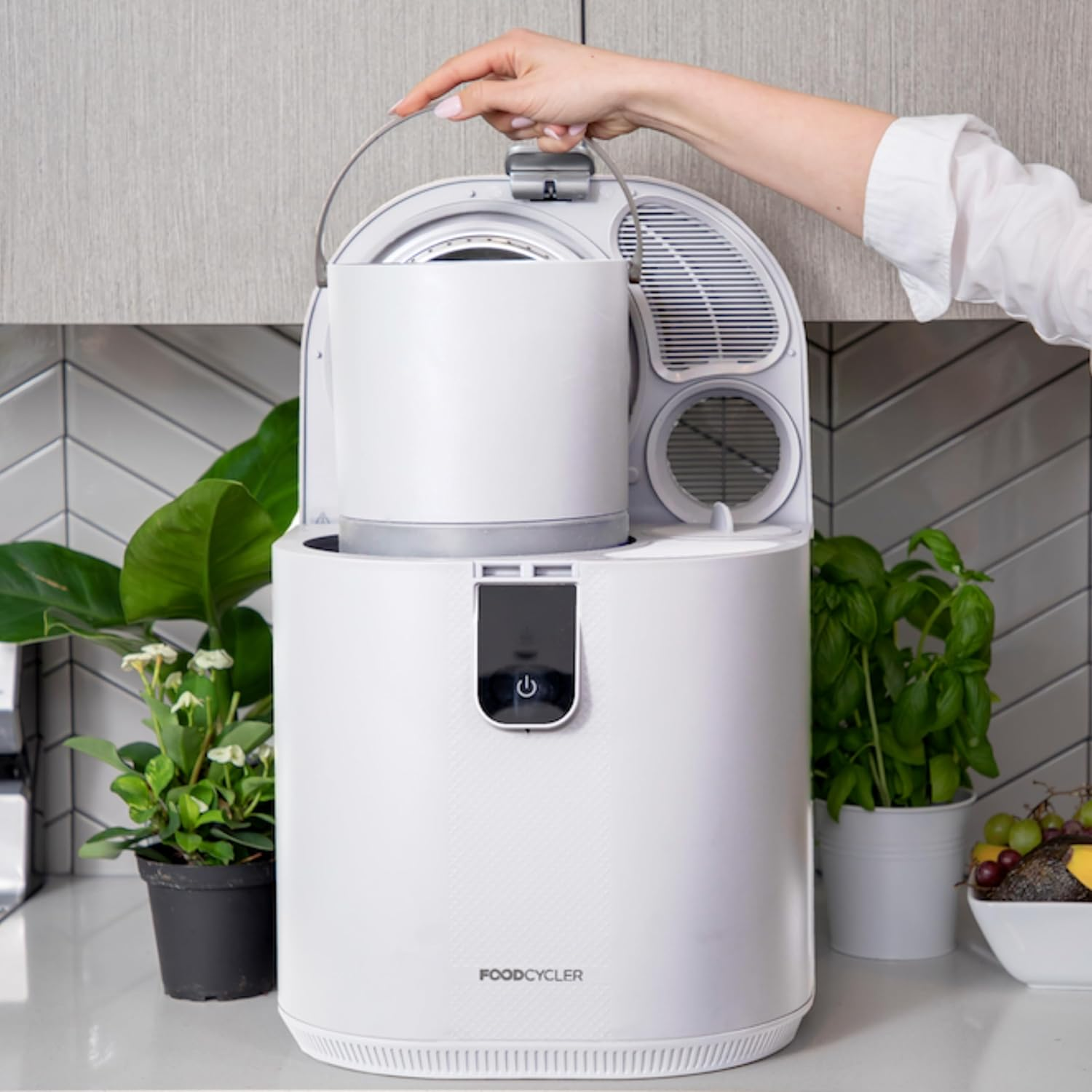 Eco 5 Food Cycler | Food Waste Processor | Bench-Top Kitchen Waste Dehydrator | Transform Kitchen Waste into Nutrient-Rich Fertiliser | 5L