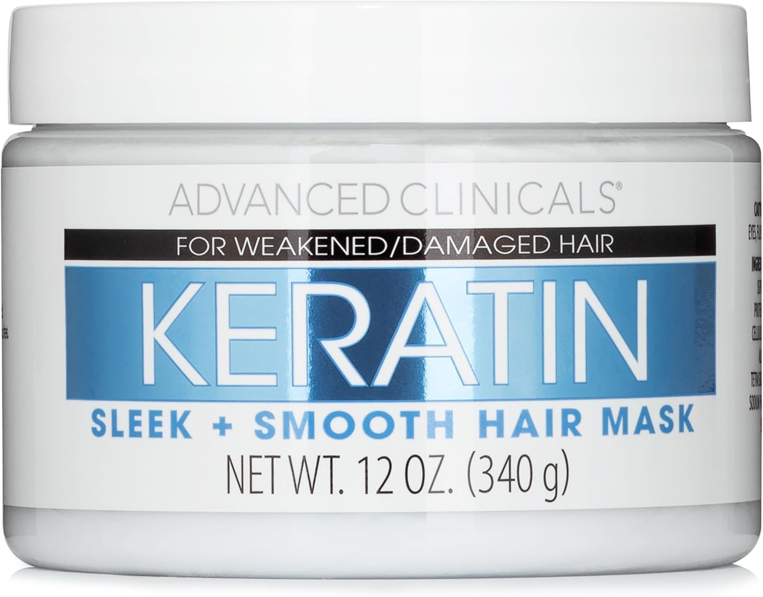 Advanced Clinicals Keratin Hair Treatment Mask for Colour Treated Hair Detoxifying Keratin Conditioner to Strengthen Broken, Colour-Treated Hair Fortifying Hair Repair Mask with Shea Butter, 350Ml image number 3
