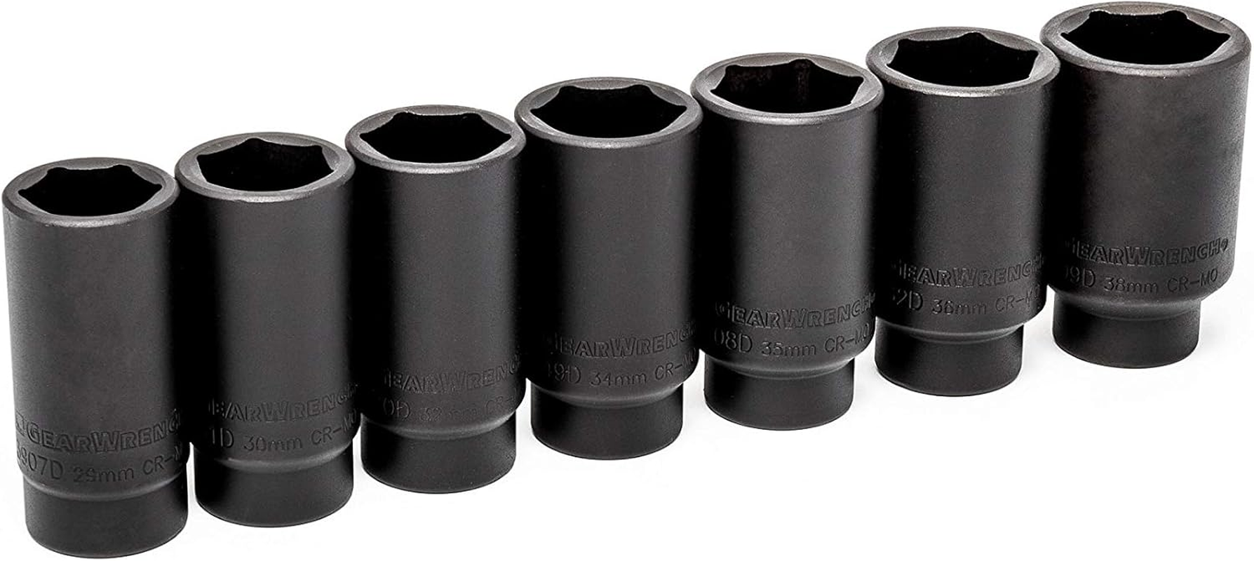Gearwrench 41650 Axle Nut Set (7 Pieces)