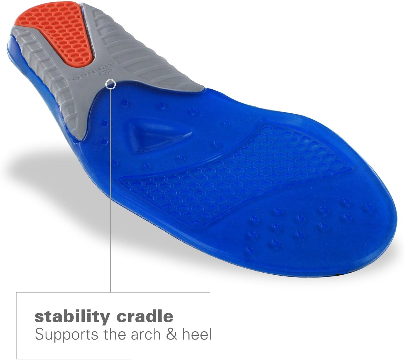 Spenco SENCO Sprenco Gel, Unisex - Erwachsene Orthop&auml;dische Einlegesohlen, Blau, 42-44 EU image number 1