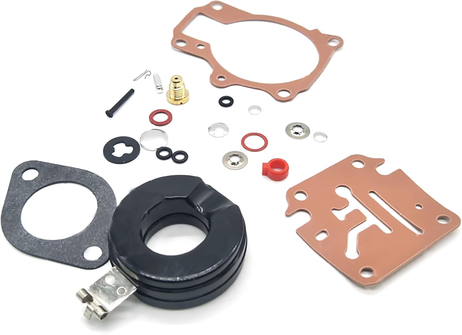 Carburetor Rebuild Carb Repair Kits with Float for Johnson Evinrude 18Hp 20Hp 25Hp 28Hp 30Hp