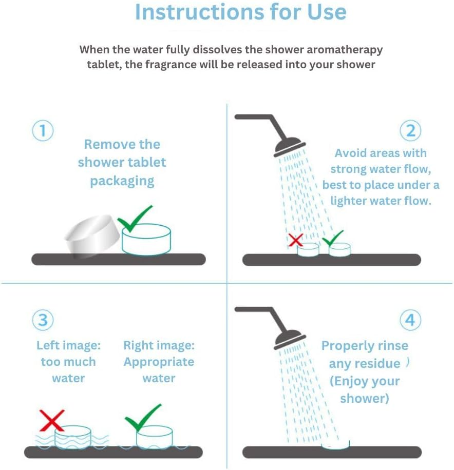 Angel'S Finery 8 Pack Shower Steamers for Men Aromatherapy Relaxation Stress Relief Spa Yoga Birthday Mom Girl Teacher Student Gift Autumn Anniversary Weekend Formal Casual Luxury Gift image number 1