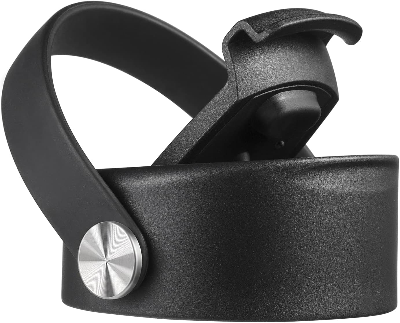 Tzuoieo Flip Lid for Hydro Flask Wide Mouth 32 40 Oz with Flexible Handle, Replacement Coffee Lid Compatible with Hydroflask, Nalgene, and More Top Water Bottle Brands Wide Mouth 32 Oz 40 Oz - Green image number 4