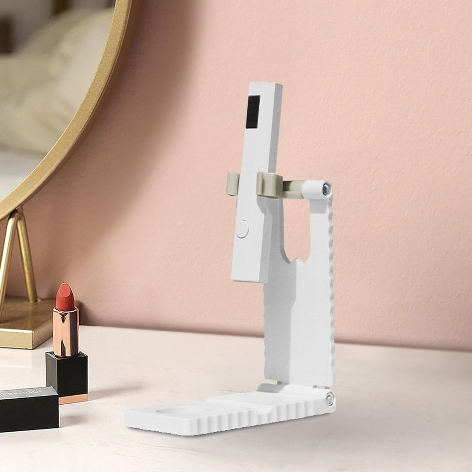 Vgvgaj UV Light Stand - UV Lamp Stand Cell Phone Holder - 360 Degrees Rotation Smartphone Stand, Adjustable Nail Manicure Tools for Girls Women image number 2