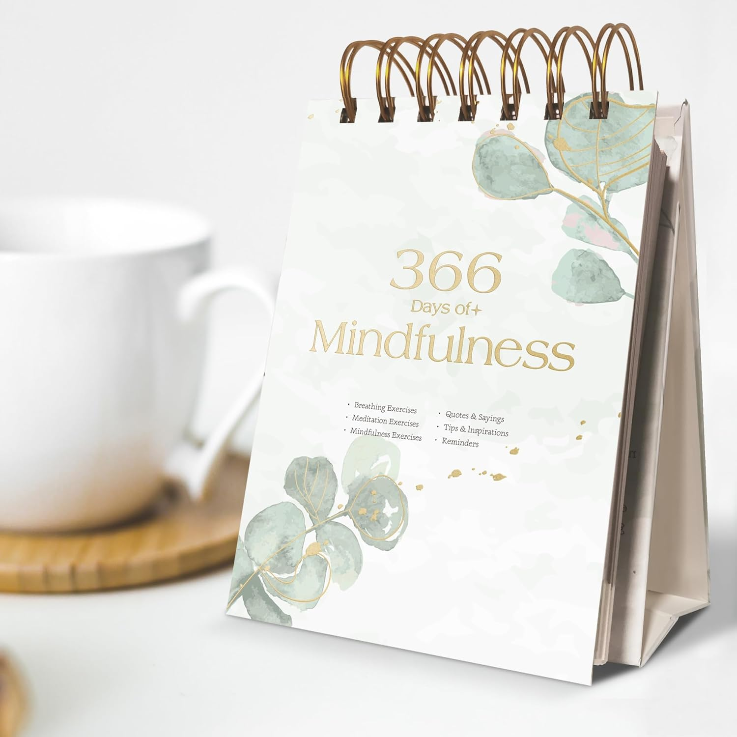 Undated Motivational 2026 Calendar for Women - Daily Inspirational Flip Desk Calendar with 366 Inspirational Quotes - Office Desk Decor for Women, Motivational Gifts