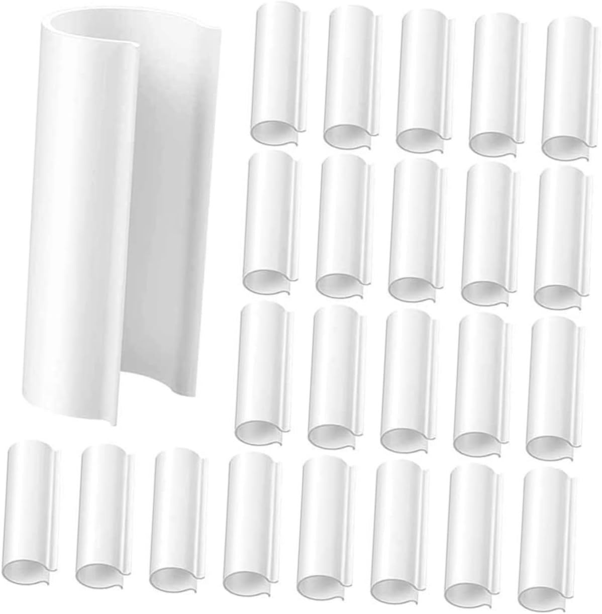 TEHAUX 32Pcs Garden Clips for Netting Greenhouse Film Clamps Sturdy Fixing Clips for Shade Cover image number 2