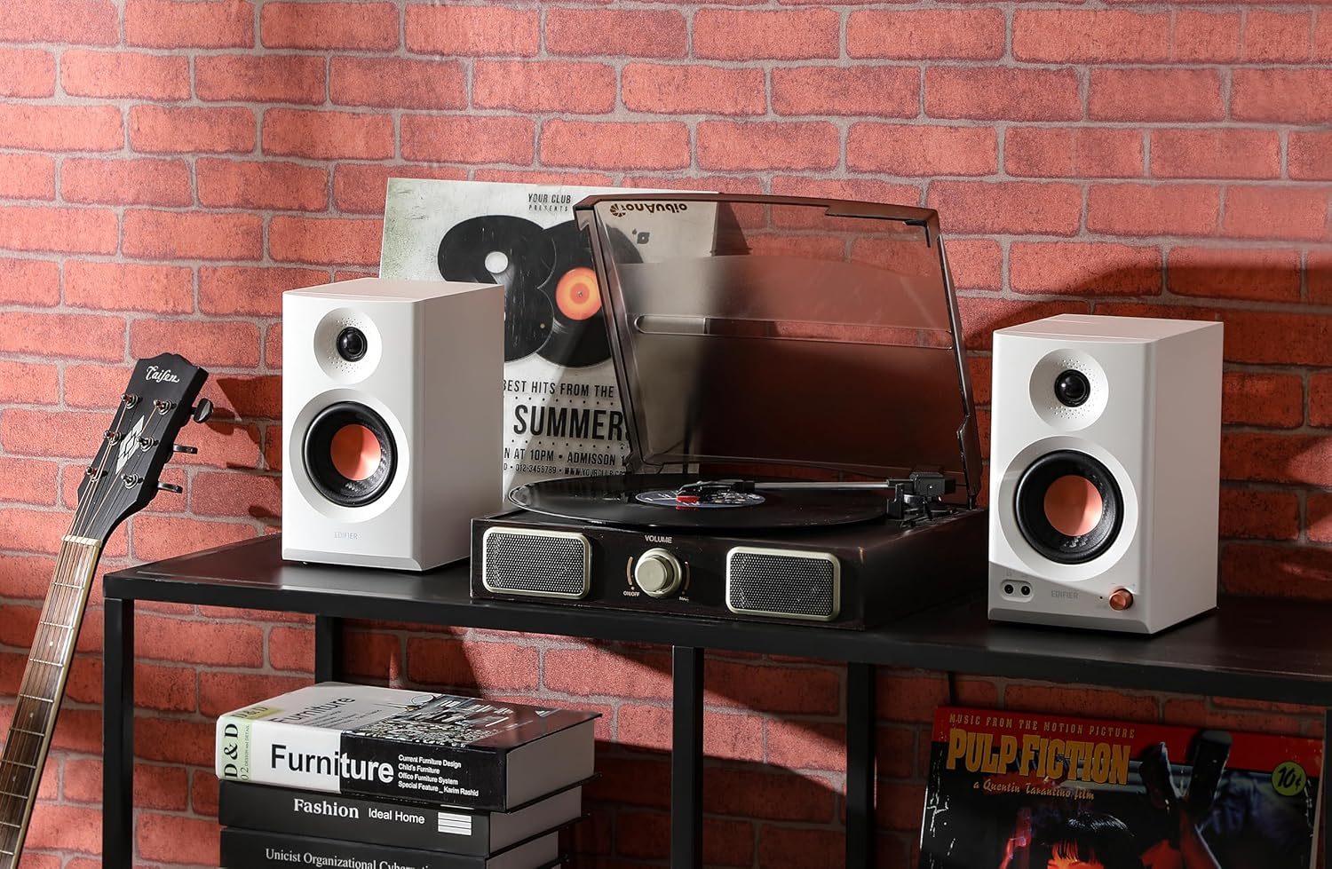 Edifier MR3 Speakers Bluetooth Powered Bookshelf Speaker for Studio Monitor/Computer PC/TV, Hi-Res Audio, Headphone Output, RCA AUX Balanced TRS Input image number 3