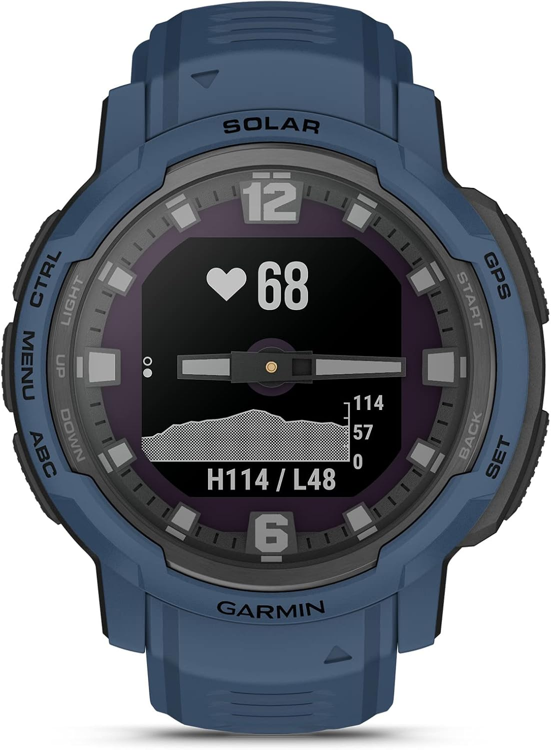 Garmin Instinct&reg; Crossover, Solar Smartwatch, Tidal Blue image number 3