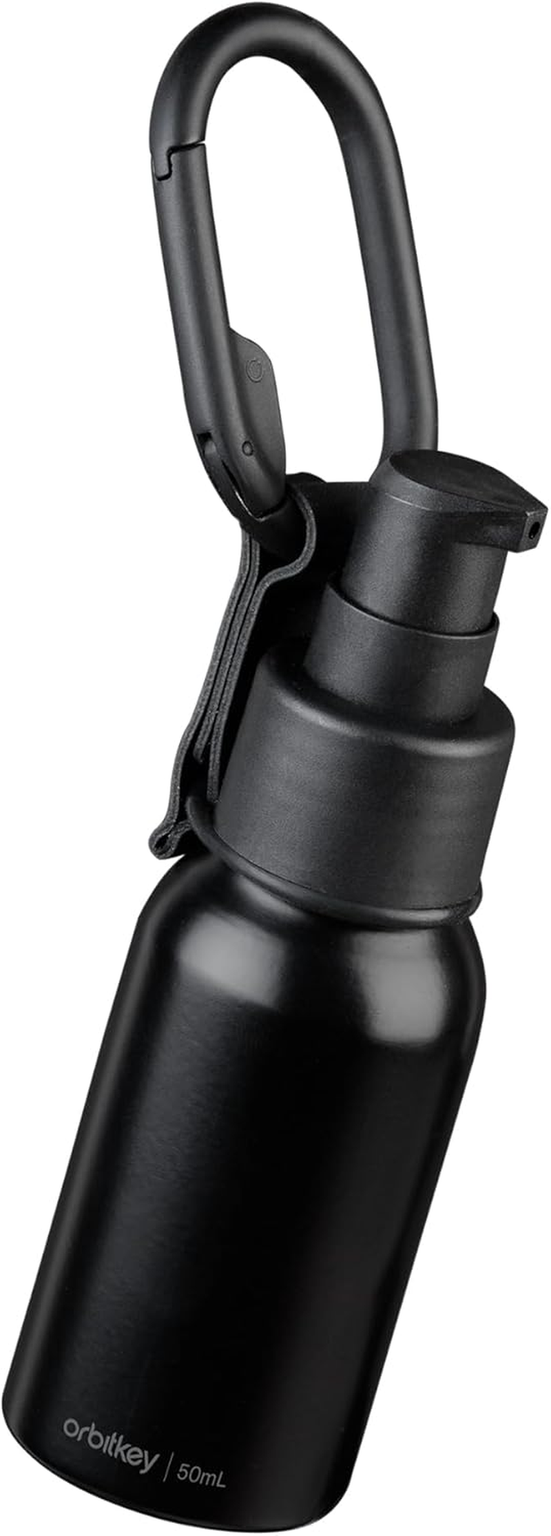 Orbitkey Clip-On Refillable Bottle 50Ml - Black image number 1