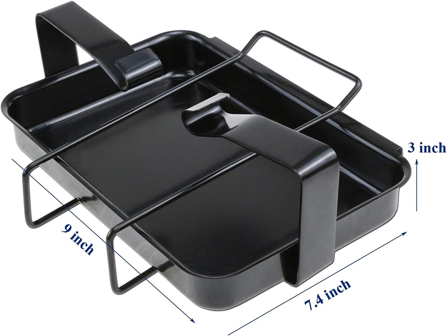 Utheer 7515 9 X 7.4 X 3 Inches Grill Drip Pan Catch Pan Holder for Weber Genesis 1000 5500 Gas Grills Grease Collection Pan image number 5
