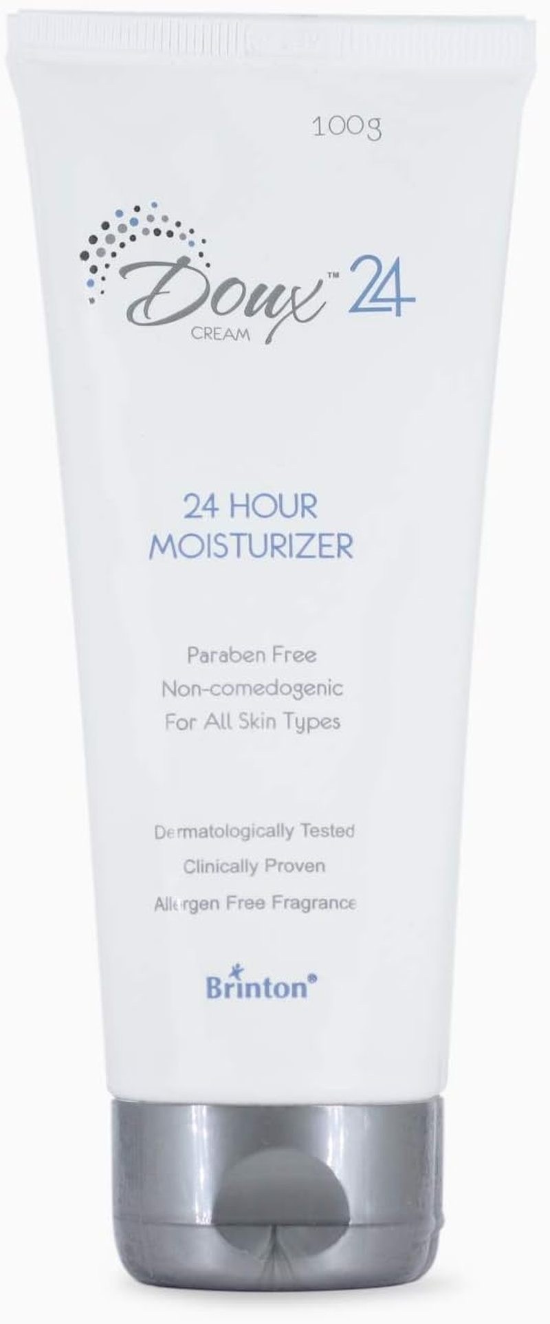 Brinton Doux 24 Hour Moisturizer Cream Face, Moisturizer, for Women, Ladies, Men, Man, 100 G, Blue image number 2