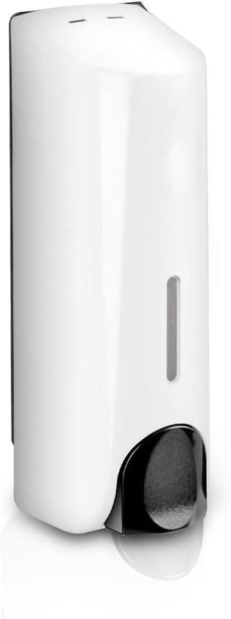 AIMALL 1/2/3Pcs Wall-Mounted Soap Dispenser for Bathroom and Kitchen, Chamber Shampoo, Shower Gel, and Hand Soap Holder, ABS Plastic, 350Ml Capacity - White-Double image number 3