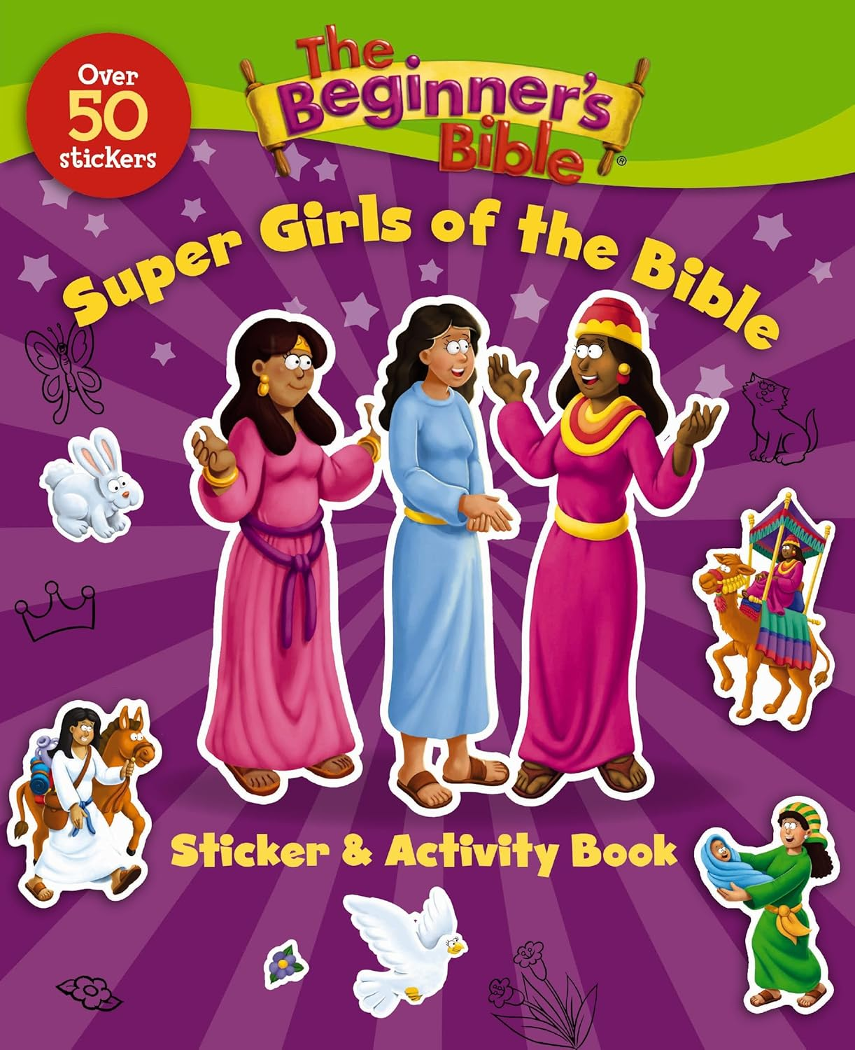 The Beginner'S Bible Super Girls of the Bible Sticker and Activity Book image number 6
