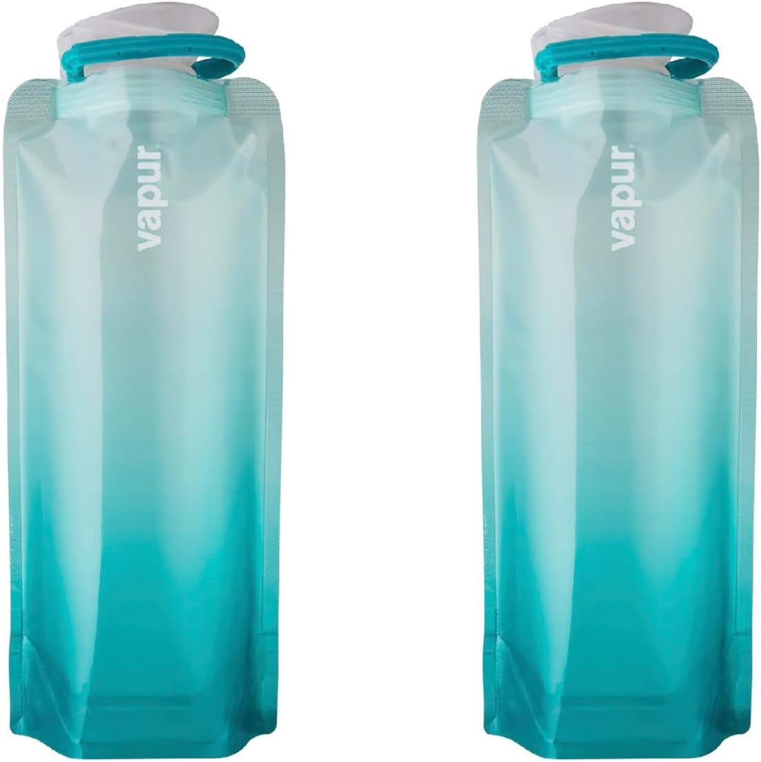 Vapur - Gradient (2-Pack) 0.7L BPA Free Foldable Flexible Water Bottle W/Carabiner image number 5