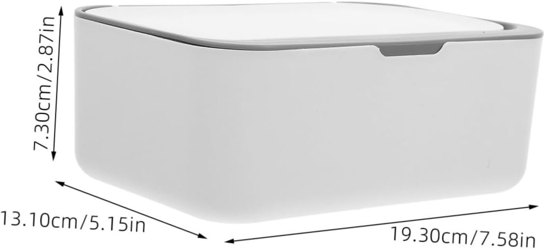 Angoily Facial Tissue Dispenser Box Wipe Box Dispenser Lid Protective Storage for Farmhouse Style image number 1