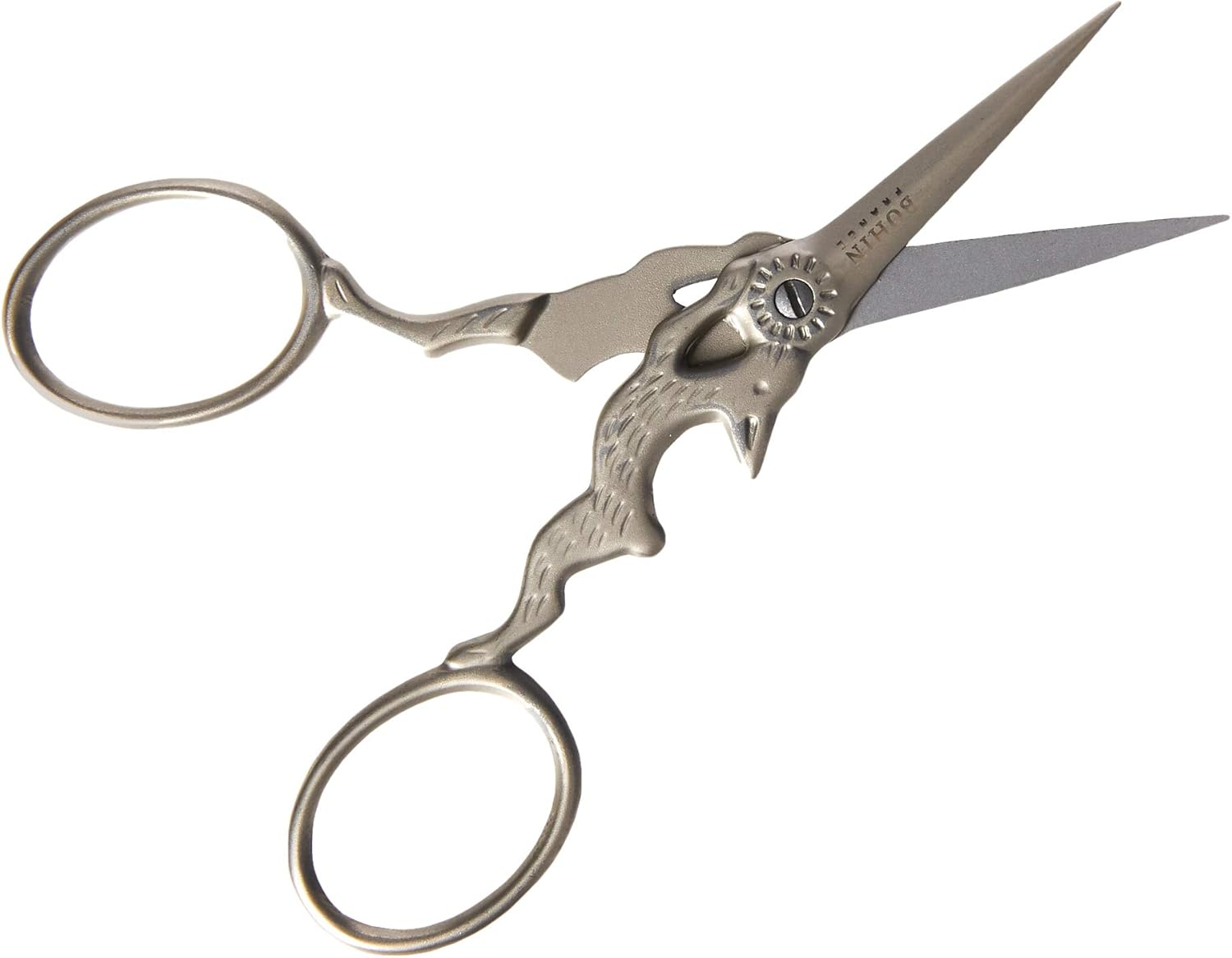Bohin 98459 Embroid. Scissors Rabbit-Mat Silver 3 1/2", One image number 2
