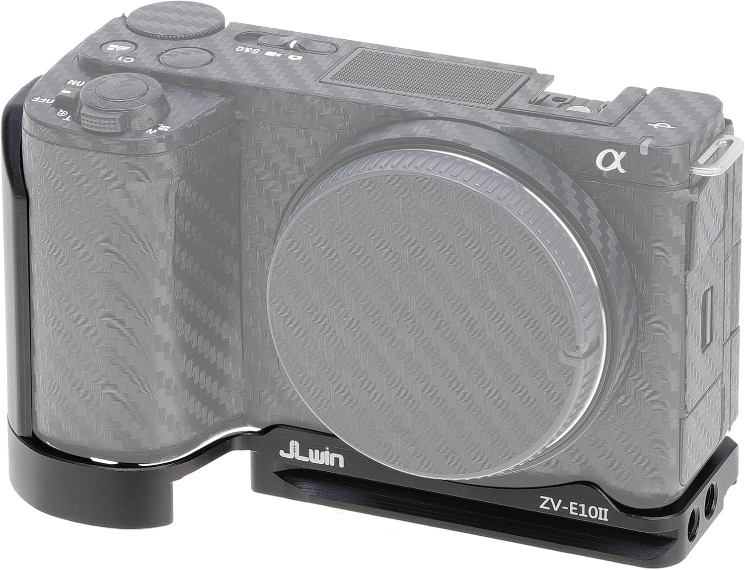 FOTGA ZV-E10II L-Bracket Handle, L-Shaped Handle with Quick Release Plate Mount for Sony Alpha ZV-E10 II Camera, Integrated Side Grip, Quick Release Plate Compatible with Arca Swiss image number 4