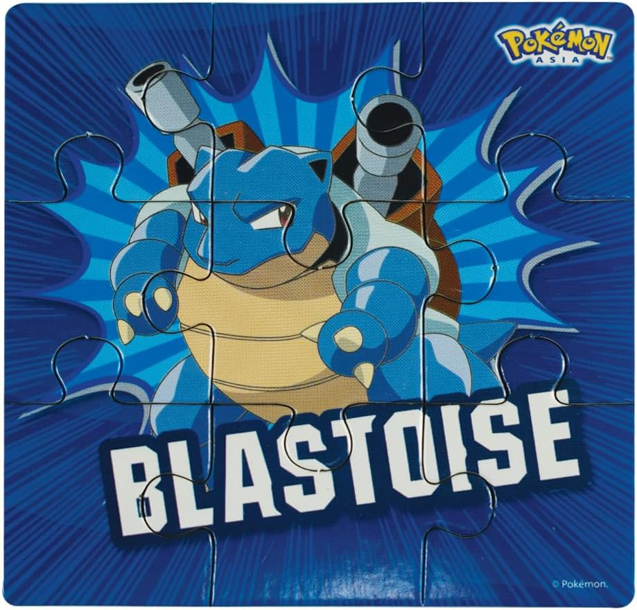 Pokemon Style Characters Zigsaw Puzzle, Pack of 6, Total 96 Pieces, Assortment 2 image number 1