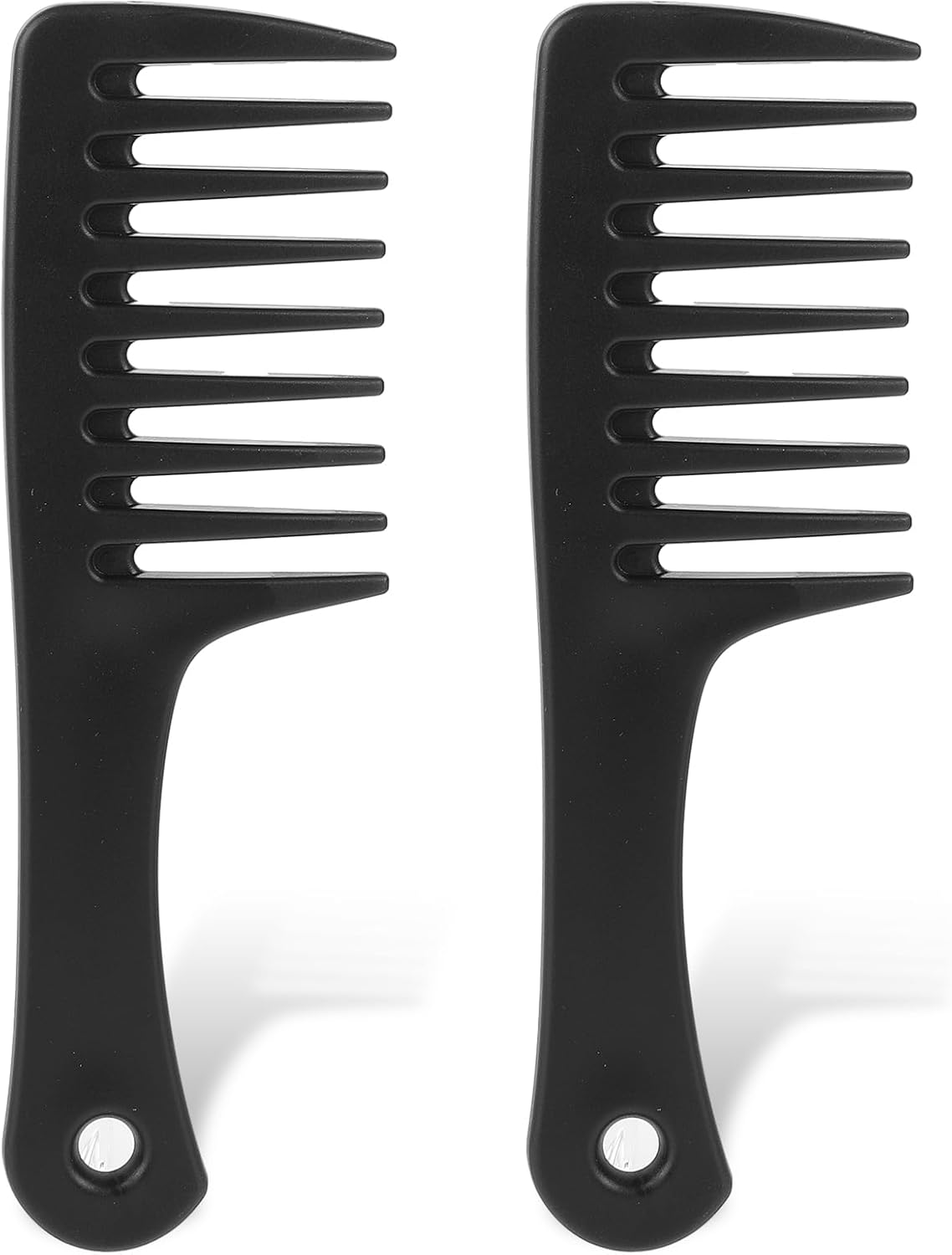 Wide Tooth Comb 2 Pack - Portable Travel Detangling Comb for Curly, Long & Wet Hair image number 6