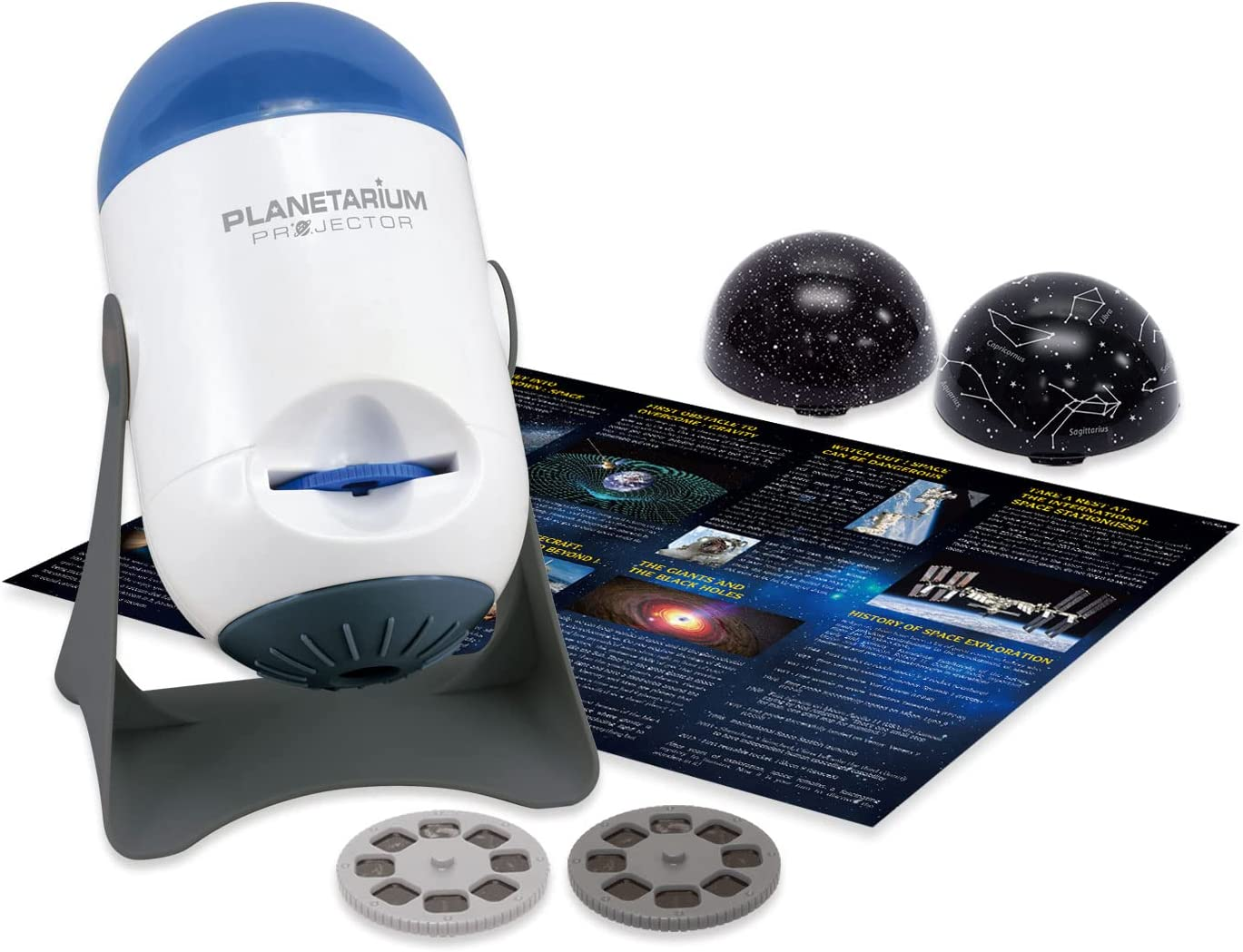 Planetarium Projector (With 24 Space Images & 2 Projection Domes) Education Toys Science | 2 in 1 Function | Dome Rotate | Star Solar System | Planet & Galaxy Projection | STEM Toy image number 2