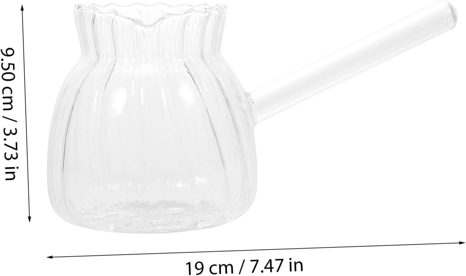 IMIKEYA Milk Cup Turkish Coffee Maker Tea Milk Espresso Creamer Housewarming Butter Melting Pot Beverage Serveware Coffee Pitcher Mug Milk Frother Cup Pull Flower Cup Vintage Glass