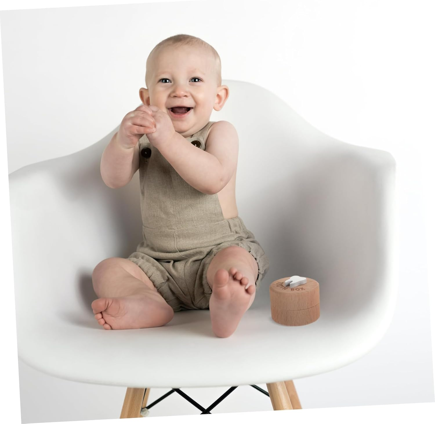 Deciduous Tooth Box save Organizer First Tooth Holder Fetal Hair Storage Box Boys and Girls Born Essentials image number 4