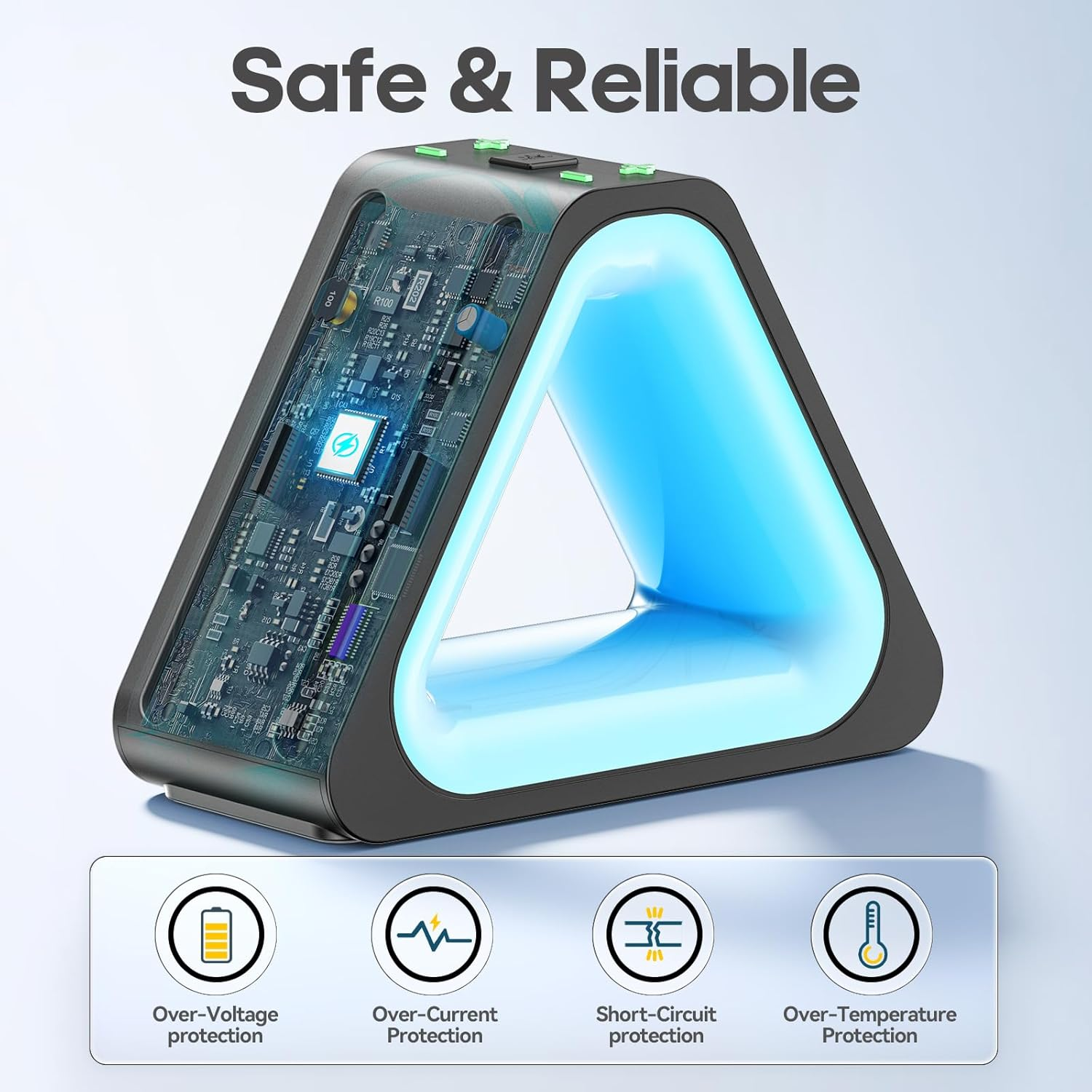 Tokluck Switch 2 Controller Charging Dock Station Compatible with Nintendo Switch 2, Joycon 2 Charger Dock with Charging Cable, Fast Charger Stand with Ambient Light, Nintendo Switch 2 Accessories