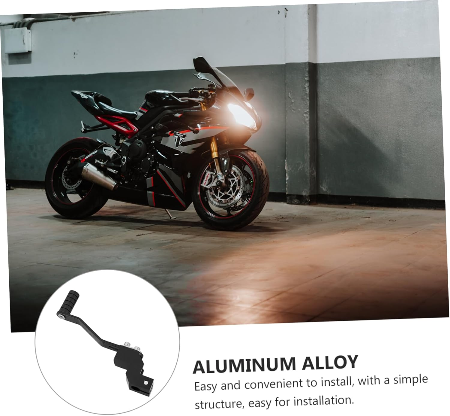 Motorcycle Gear Shifter Lever Black Modified Gear Foot Lever Compatible Motorbikes for Riding image number 3