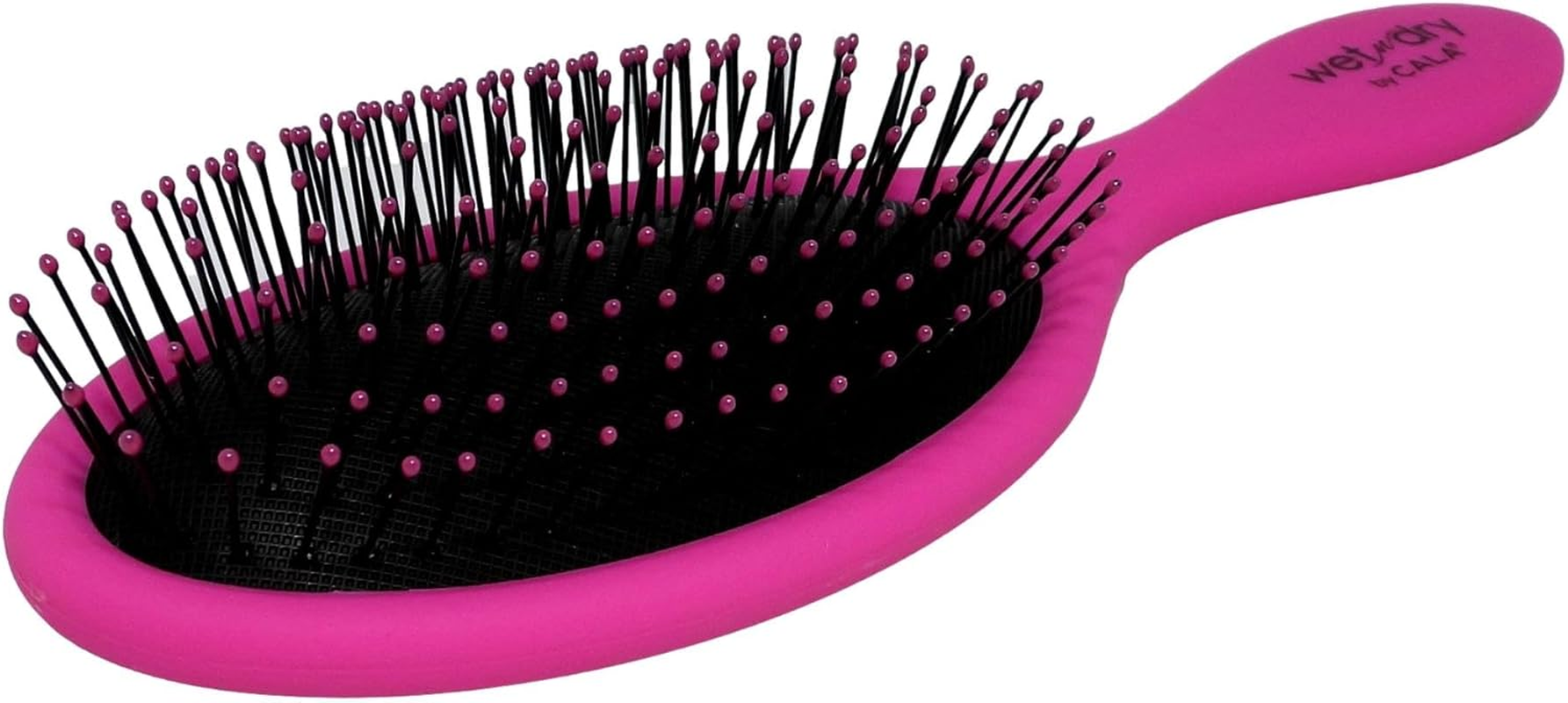 Cala Wet-N-Dry Fuchsia Hair Brush - Cobalt Blue image number 6