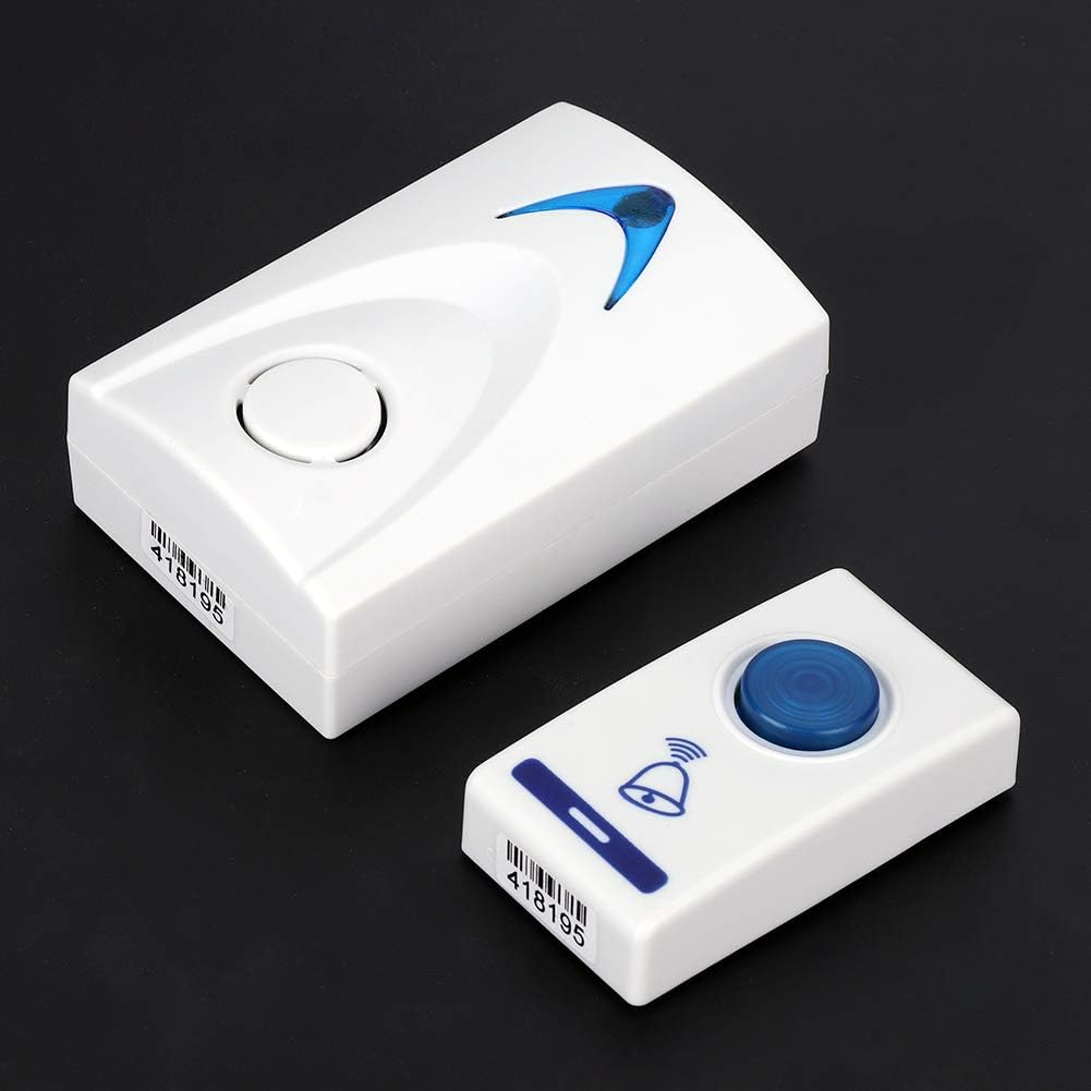 LED Wireless Chime Door Bell Doorbell with Wireles Remote Control 32 Tune Songs C1 100M Range Digital Doorbell Waterproof for Home Office Hotel image number 1