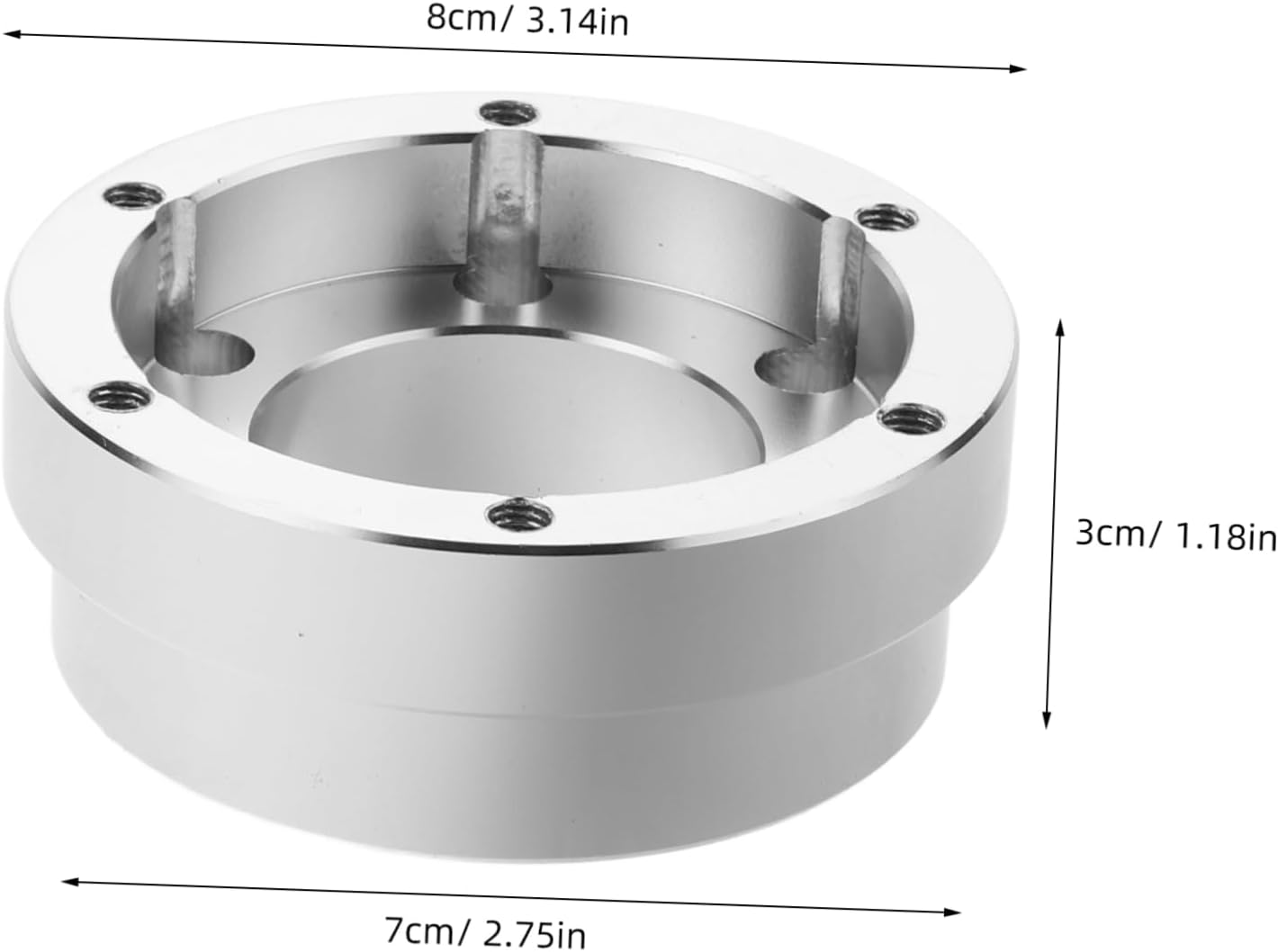 GARVALON Racing Car Steering Wheel Adapter Plate High Block Base Pad Car Steering Wheel Adapter Spacer Automotive Supply image number 3