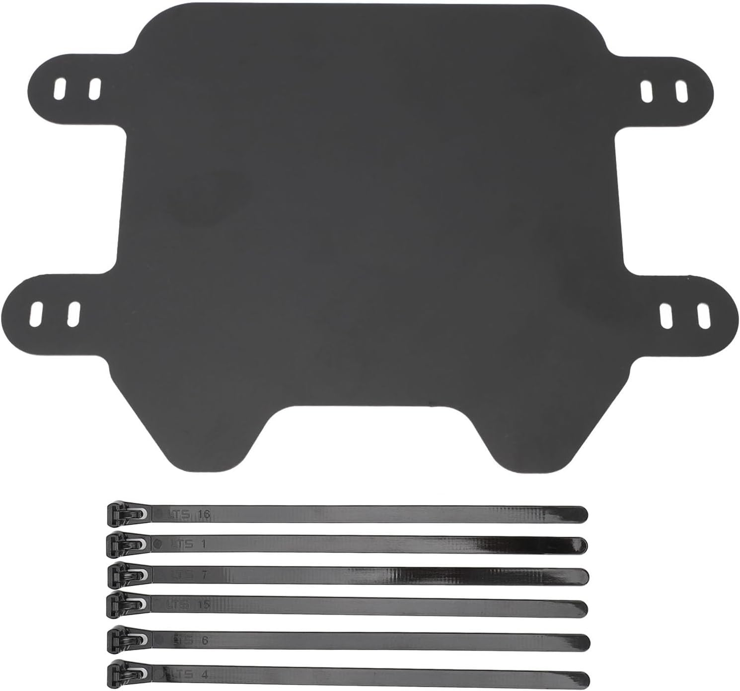 Electric Bike Front License Plate Motorcycle Number Plate ABS Plastic Matte Black with Durable High Strength for Sur-Ron Light Bee X/S image number 2